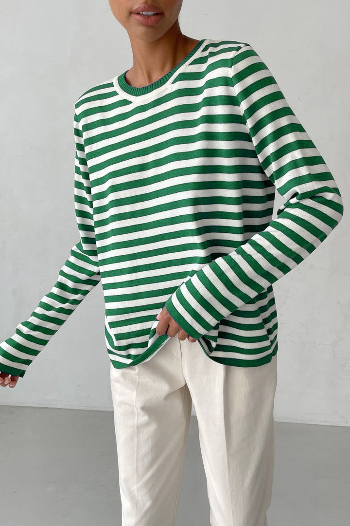 Cherrie | Pull classique à rayures