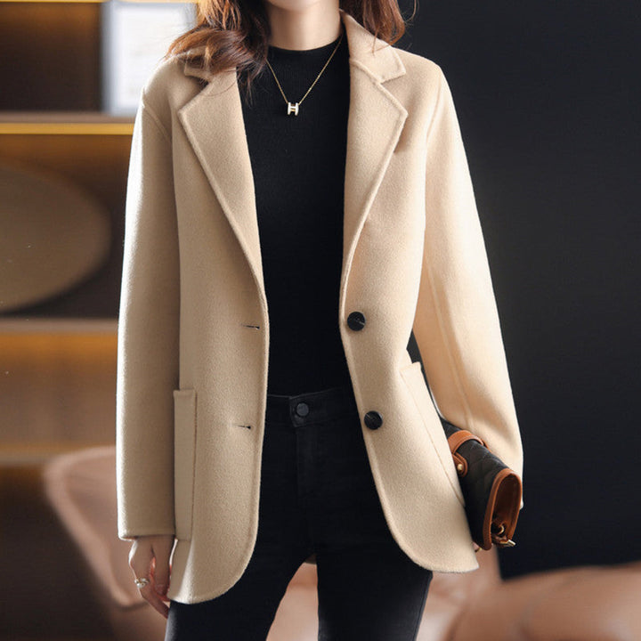 Doris - blazer da donna in tweed spesso per autunno e inverno