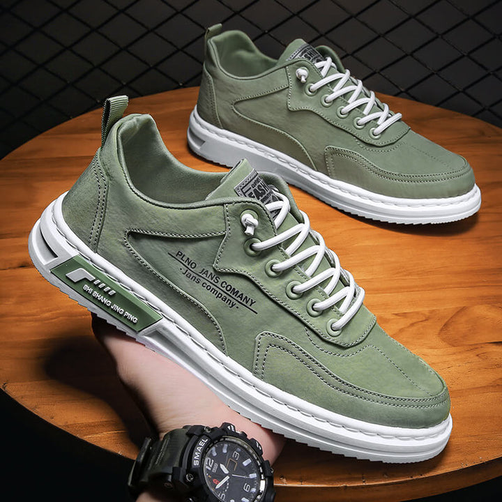 Baskets homme avec style streetwear – Chaussures de loisirs confortables avec semelle contrastée & look rétro