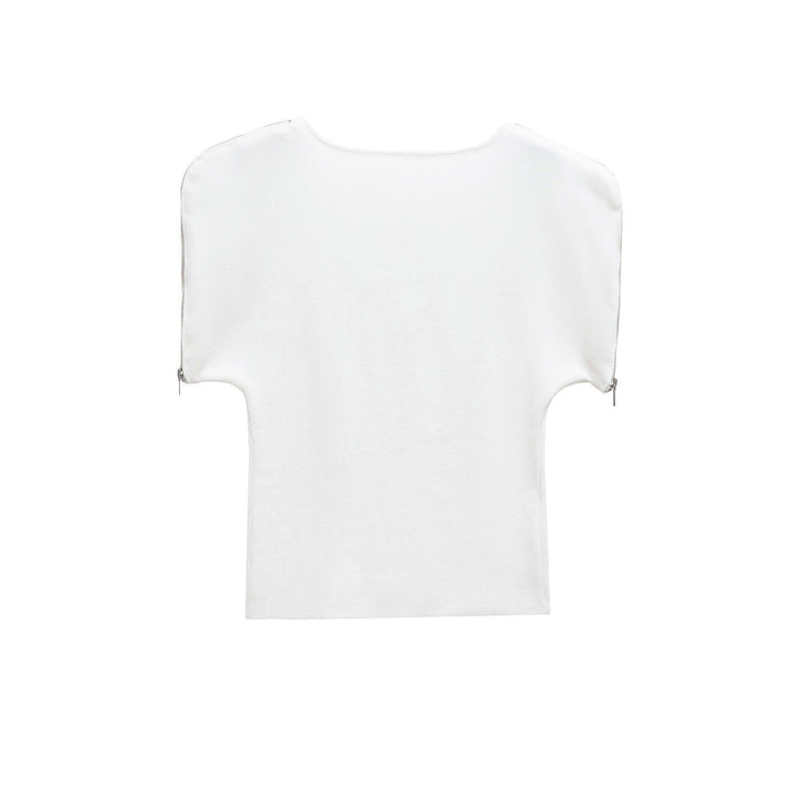 Top da donna con maniche con cerniera – Leggero, traspirante e alla moda