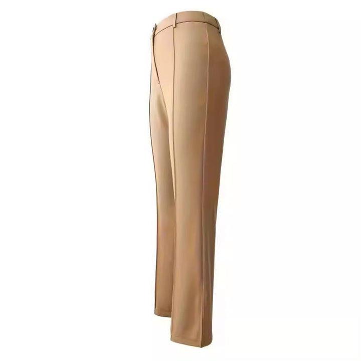Elegante pantaloni palazzo fluidi con vita alta – Tessuto traspirante e leggero per stile e comfort