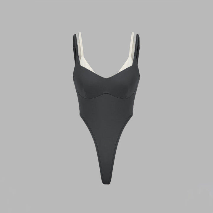 Damen Badeanzug mit innovativem Design und verstellbaren Trägern