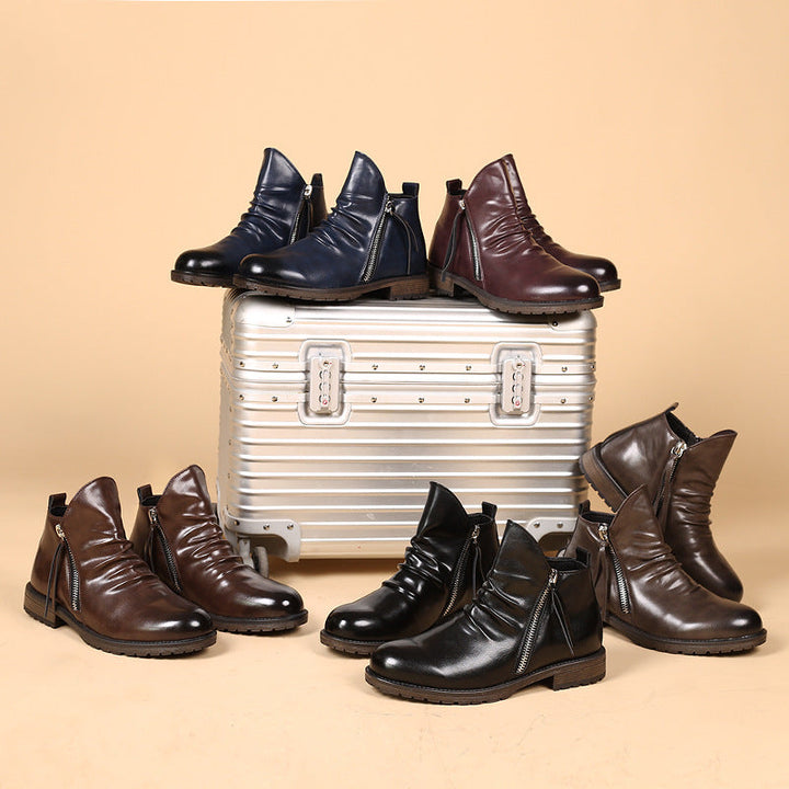 Arjay - Bottes en cuir pour hommes