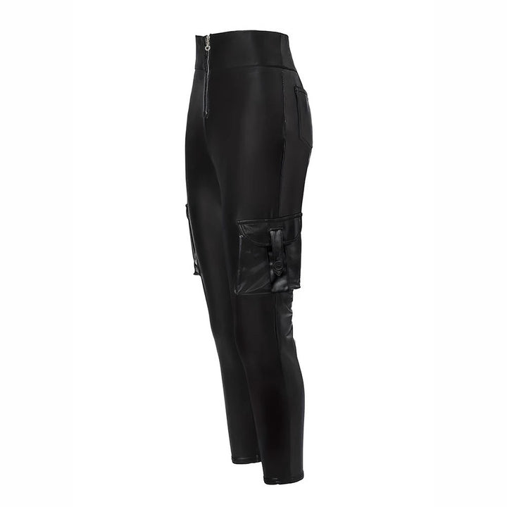 Leggings da donna con tasca laterale e vita alta