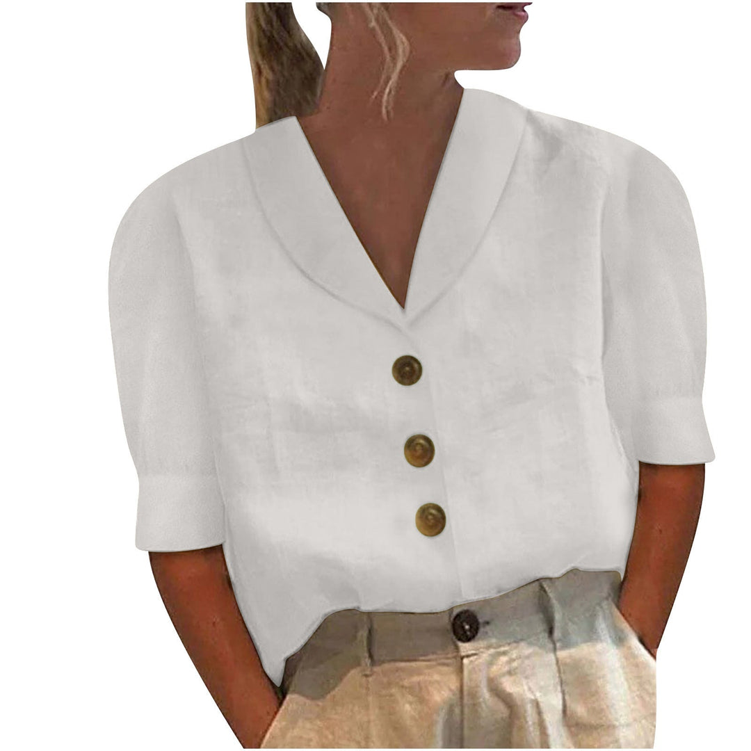 Theresia - Shirt - Casual Collar - Comfortable and Relaxed - All Seasons for Women