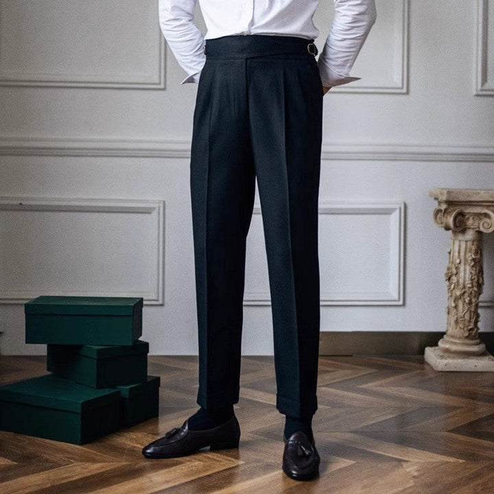 Zeke - Pantalon élégant pour homme avec boucle