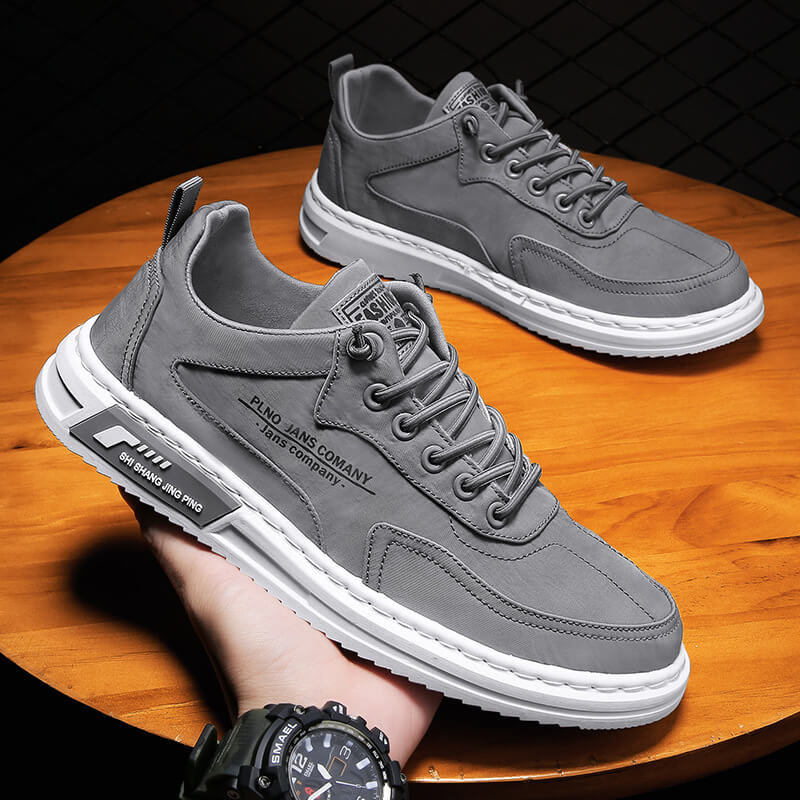 Baskets homme avec style streetwear – Chaussures de loisirs confortables avec semelle contrastée & look rétro