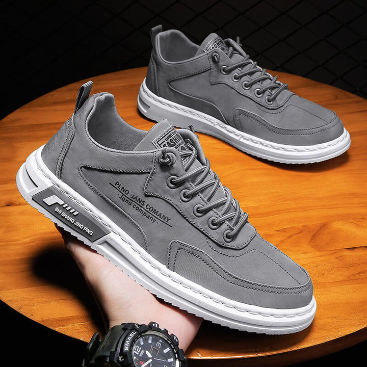 Baskets homme avec style streetwear – Chaussures de loisirs confortables avec semelle contrastée & look rétro