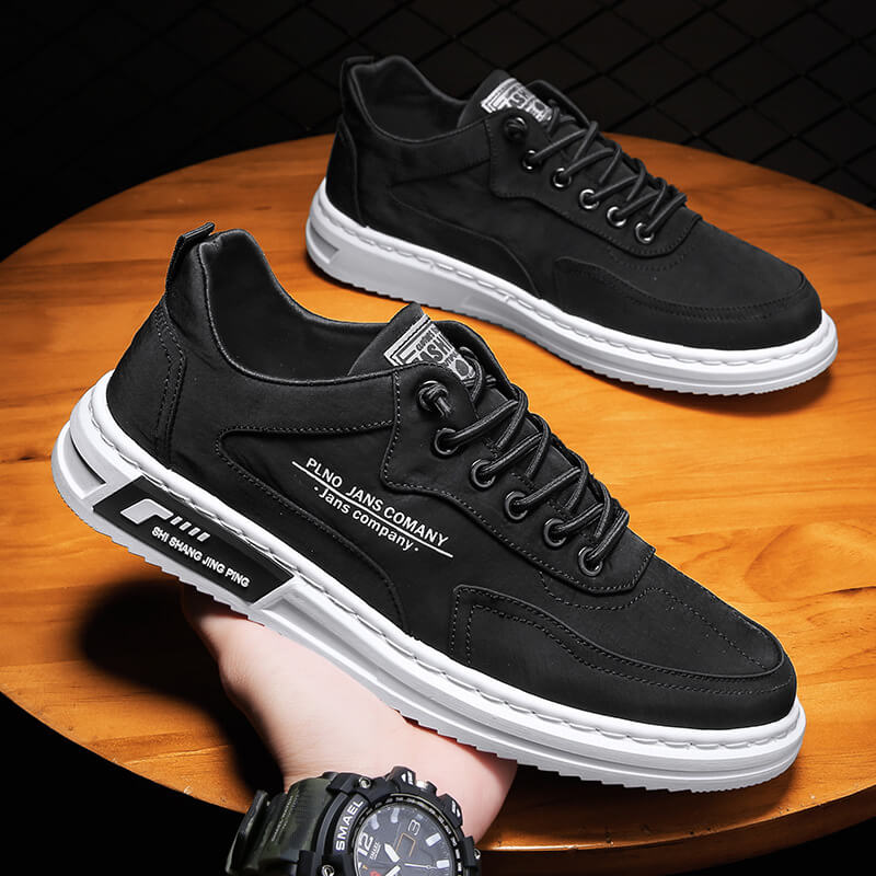 Baskets homme avec style streetwear – Chaussures de loisirs confortables avec semelle contrastée & look rétro