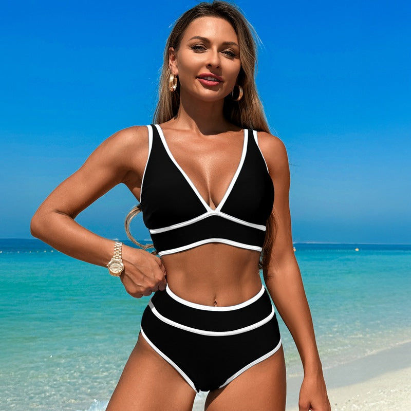 Eleganter Damen Sport-Bikini-Set für Strand & Schwimmen – Atmungsaktiv, Komfortabel und Modisch