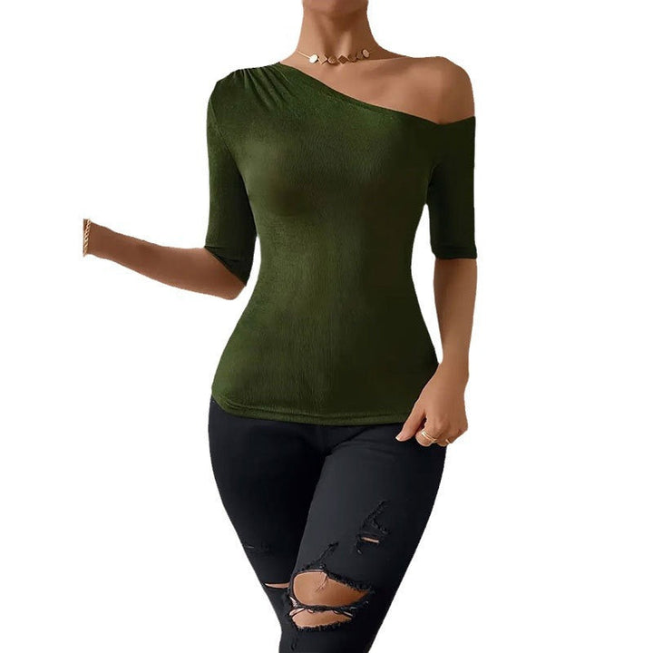 Top da donna monospalla – design asimmetrico, elegante e versatile