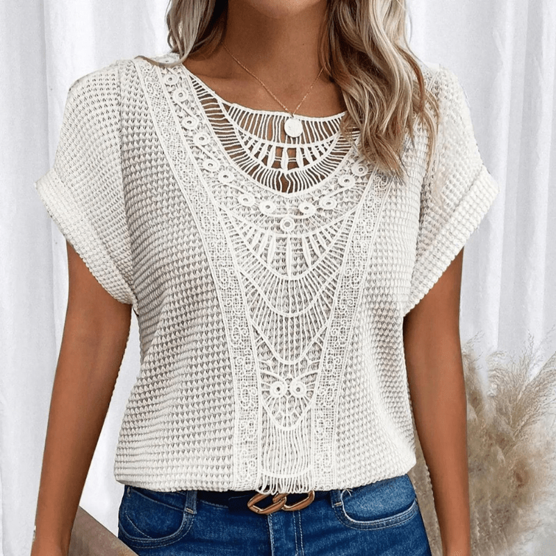 Camicia lussuosa e ariosa per donne