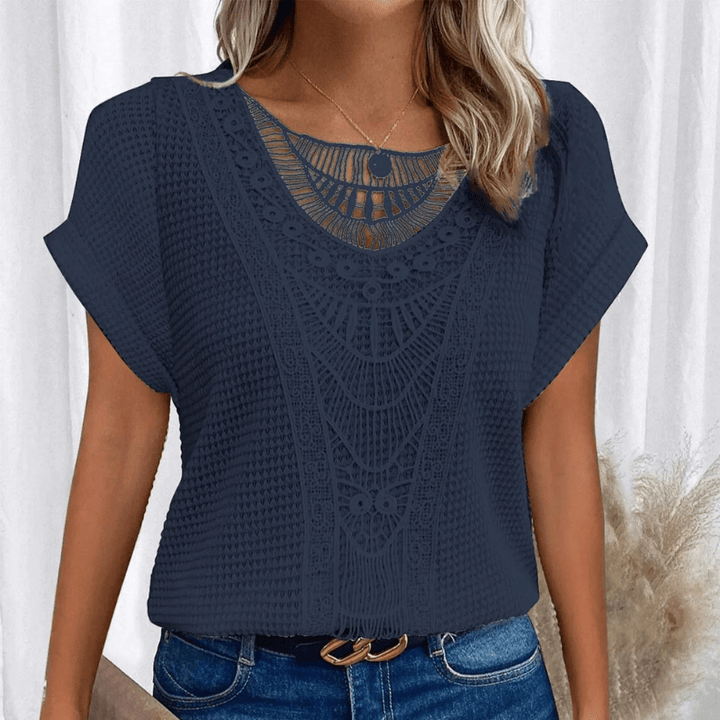 Camicia lussuosa e ariosa per donne