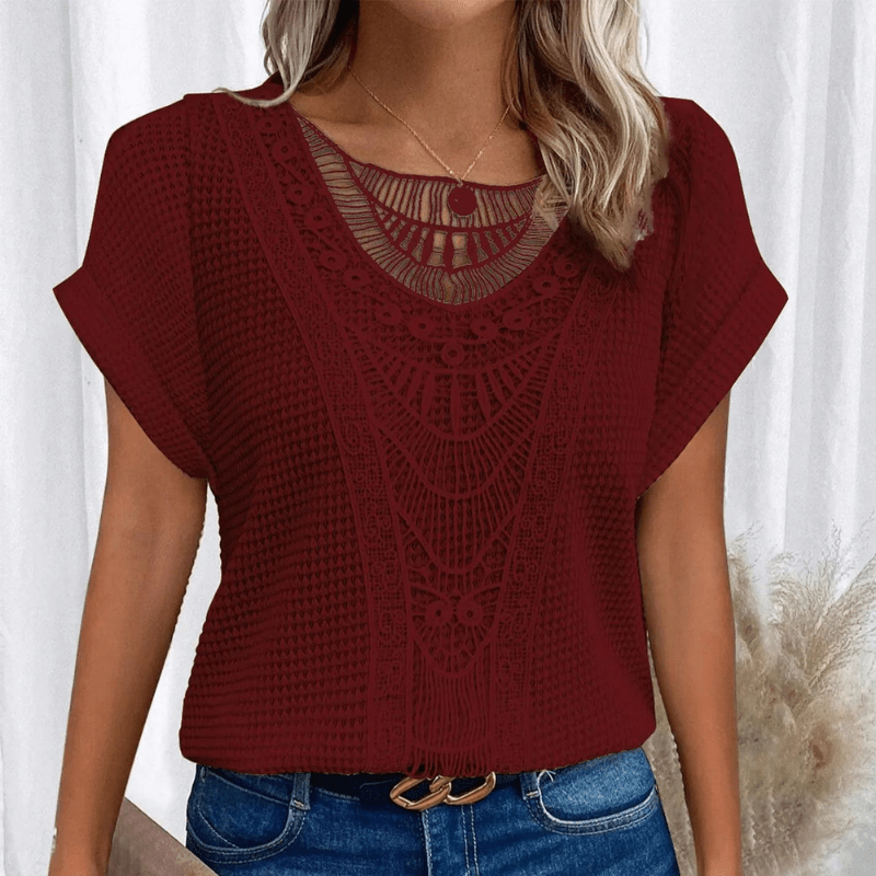 Blusa lussuosa e ariosa per donne