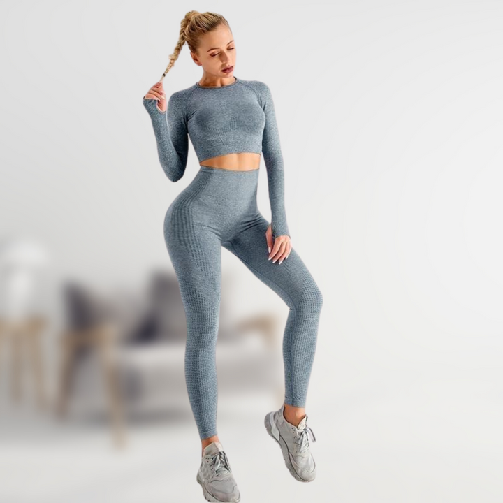 All-in-One-Trainings- & Jogginganzug im eleganten Retro-Stil für Damen | Perfekt für den Alltag