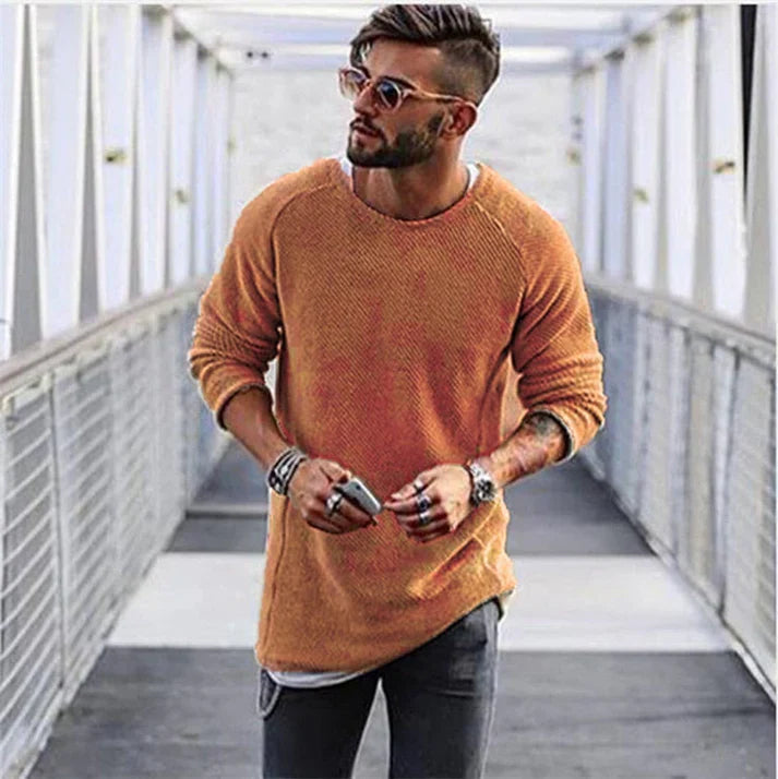 Maglione da uomo casual Maglione lungo alla moda