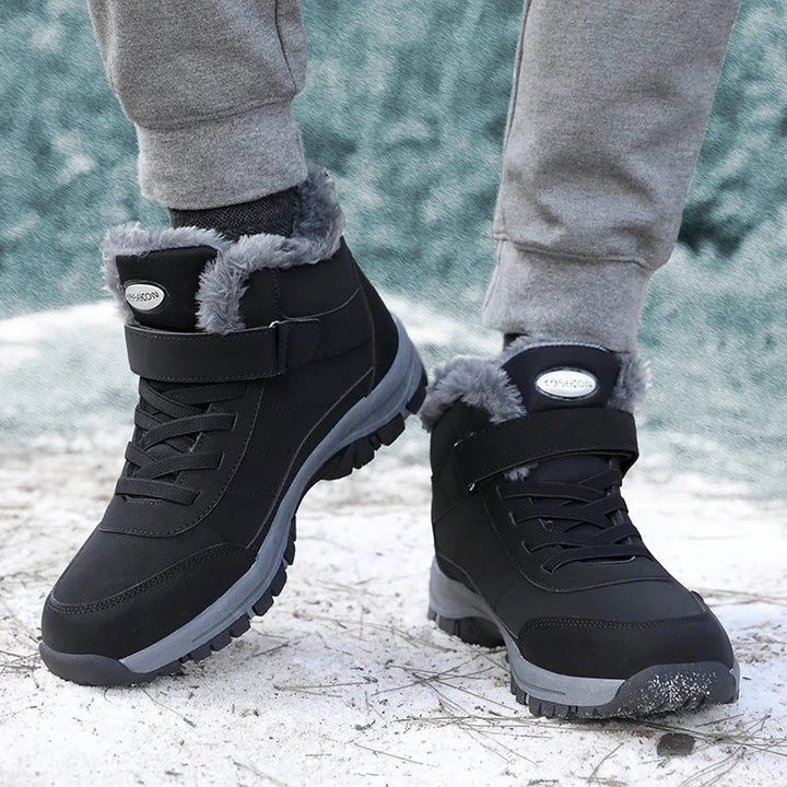 Silas | Eleganckie wodoodporne zimowe buty z antypoślizgową podeszwą
