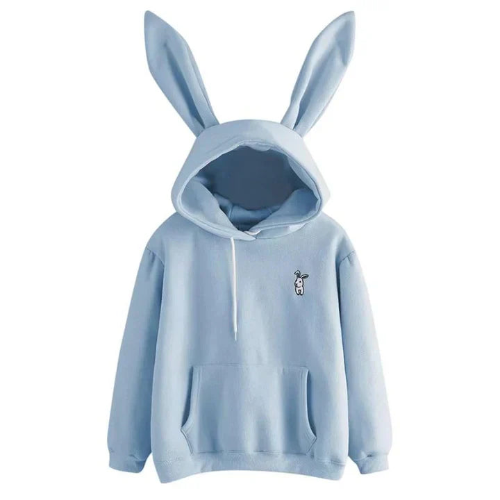 Pera - sweat-shirt femme avec capuche et oreilles de lapin