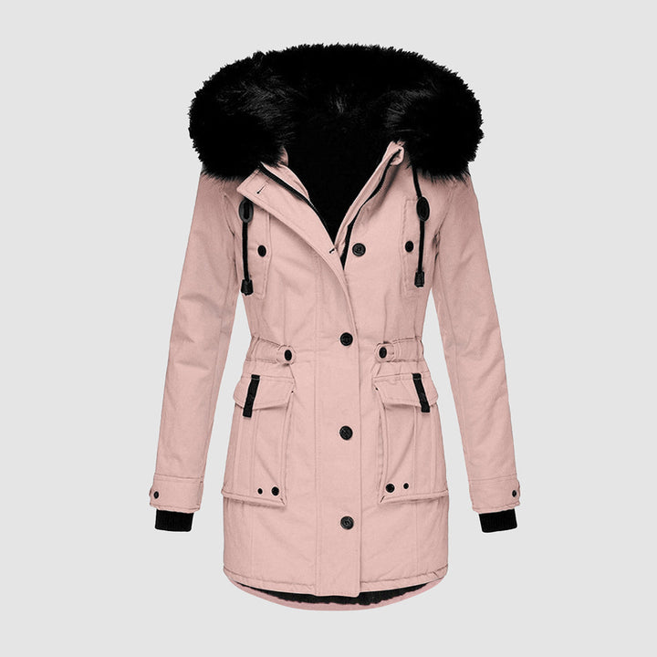 Ashley - winter jacket with fur hood