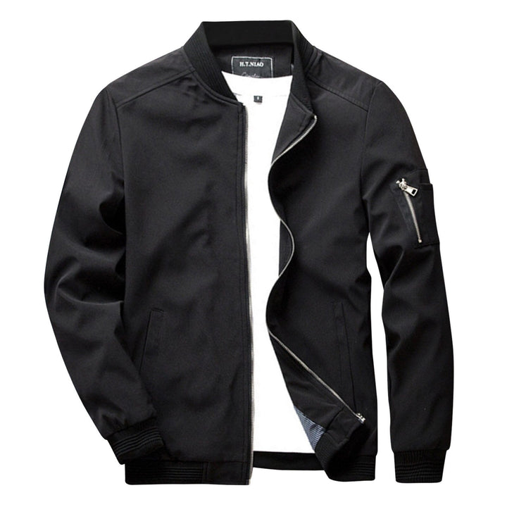 Jacket with zipper in spring