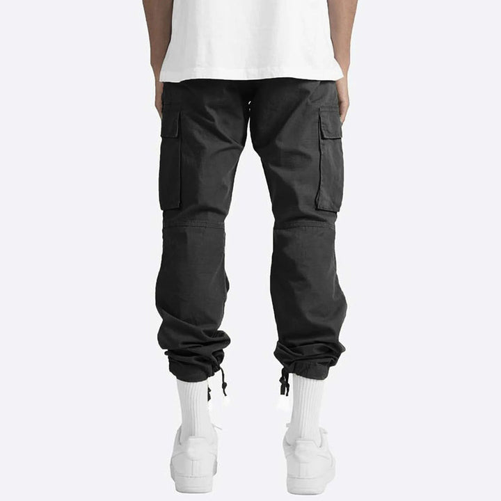 Pantalon cargo homme avec poches – Pantalon utilitaire ample style streetwear pour quotidien & loisirs