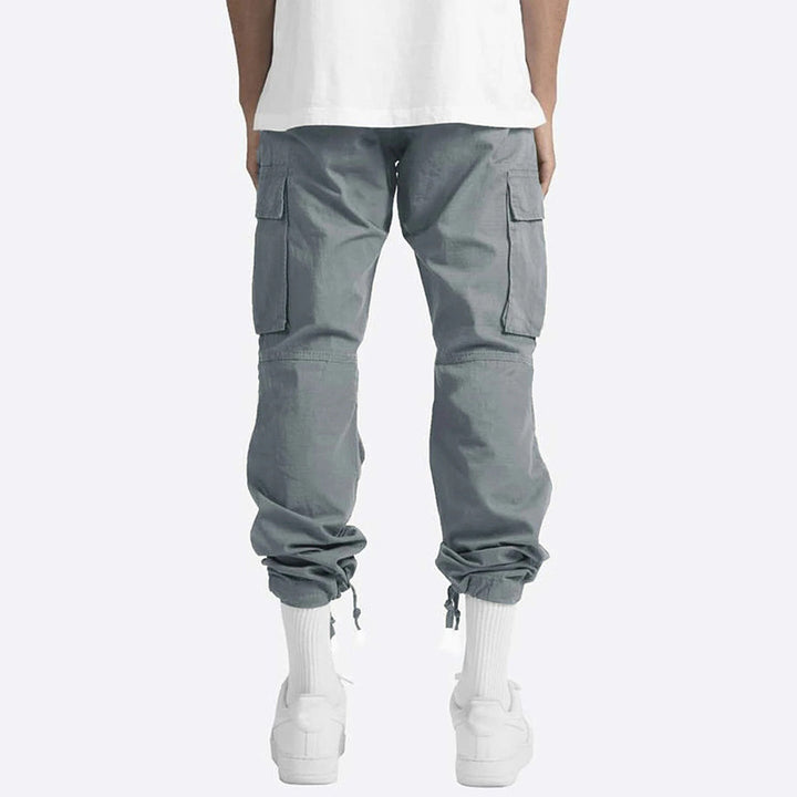 Pantalon cargo homme avec poches – Pantalon utilitaire ample style streetwear pour quotidien & loisirs