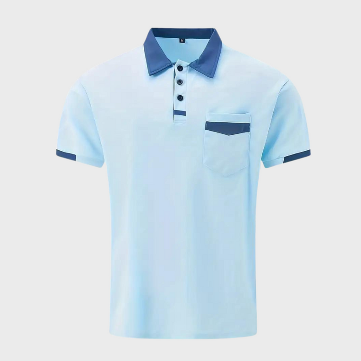 Herren Poloshirt mit Kontrastdetails – Kurzarm Sommer Polo für Freizeit & Alltag