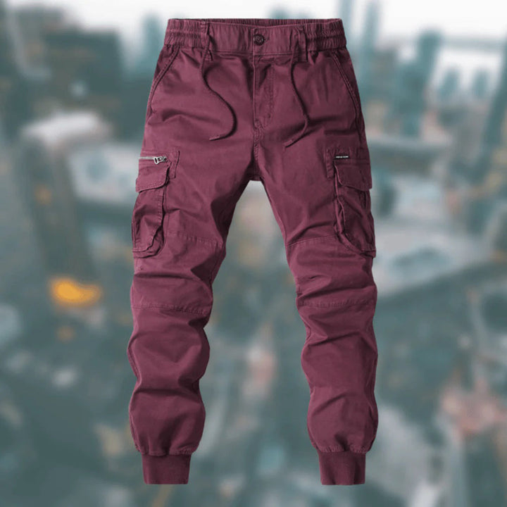 Pantalon de jogging cargo pour hommes – Joggers confortables avec poches et poignets pour plein air et loisirs