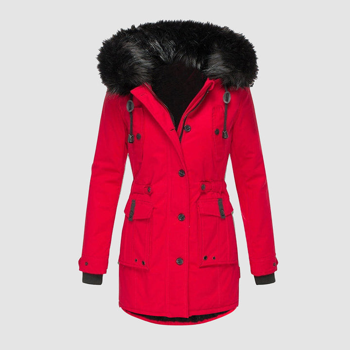 Ashley - winter jacket with fur hood