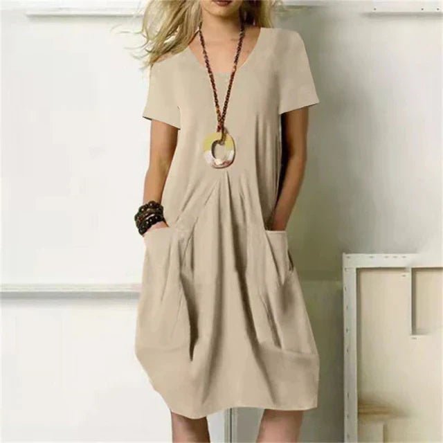 AVA - Vestito casual a maniche corte