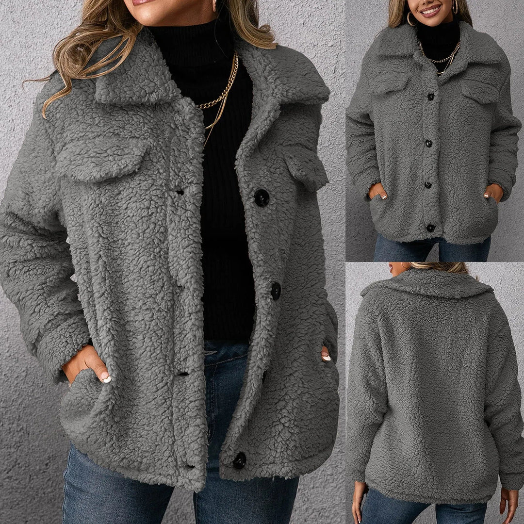 Bella - Elegante giacca teddy