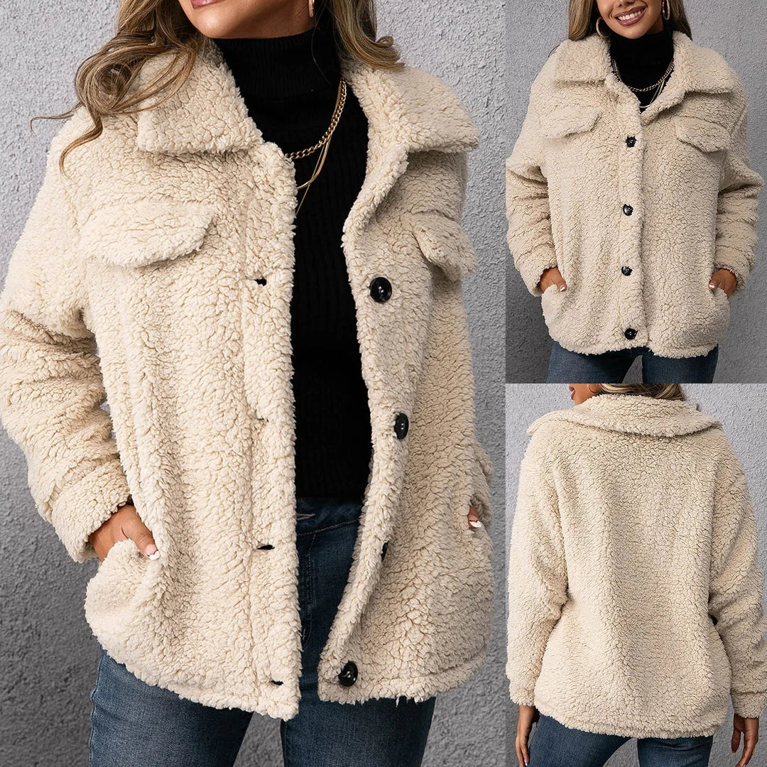 Bella - Elegante giacca teddy