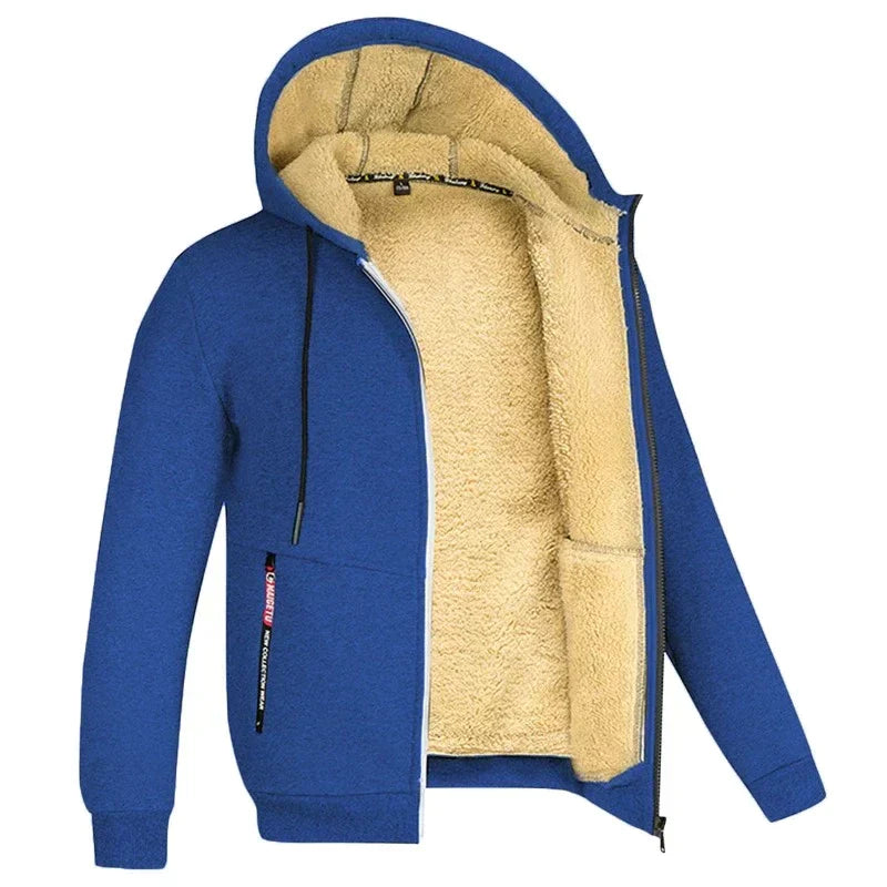Damien | Cozy men's winter outdoor jacket with hood