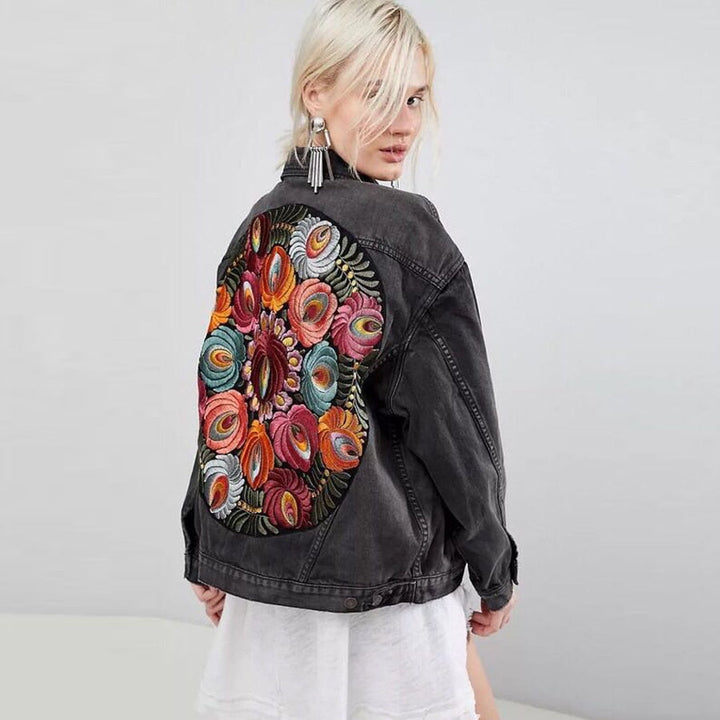 Bohemian Jeansjacke