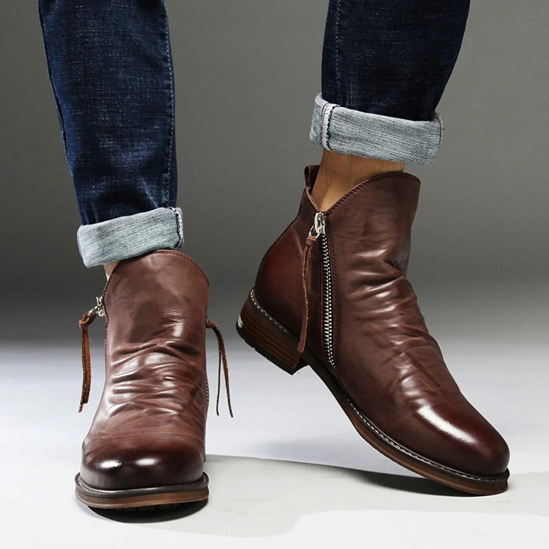 Arjay - Bottes en cuir pour hommes