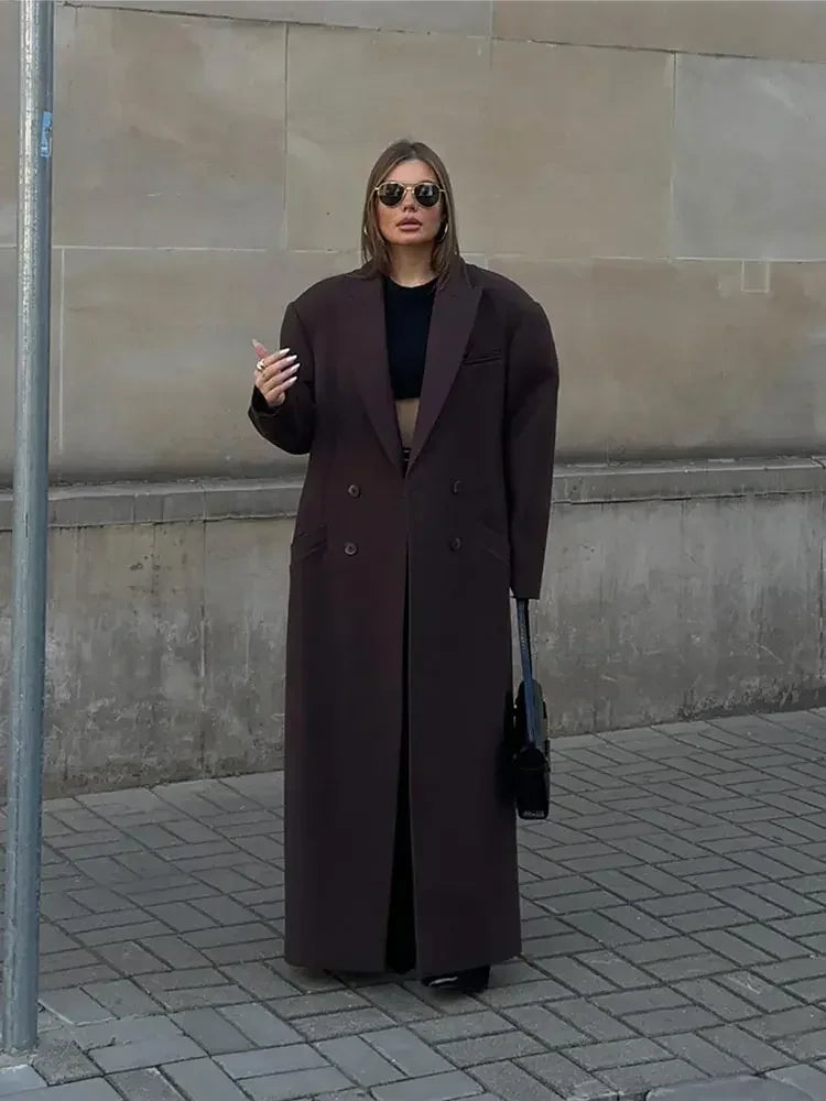 Jaylene - giacca invernale lunga a doppia fila