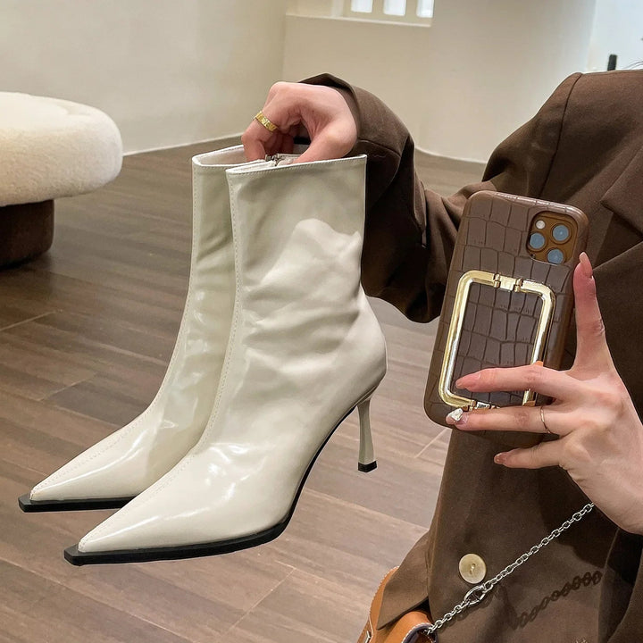 Rosemary - Elegante spitze Partystiefel