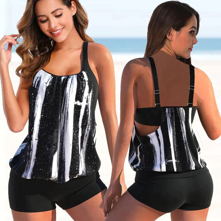 JANY Ensemble tankini pour femmes – Couverture élégante & confort