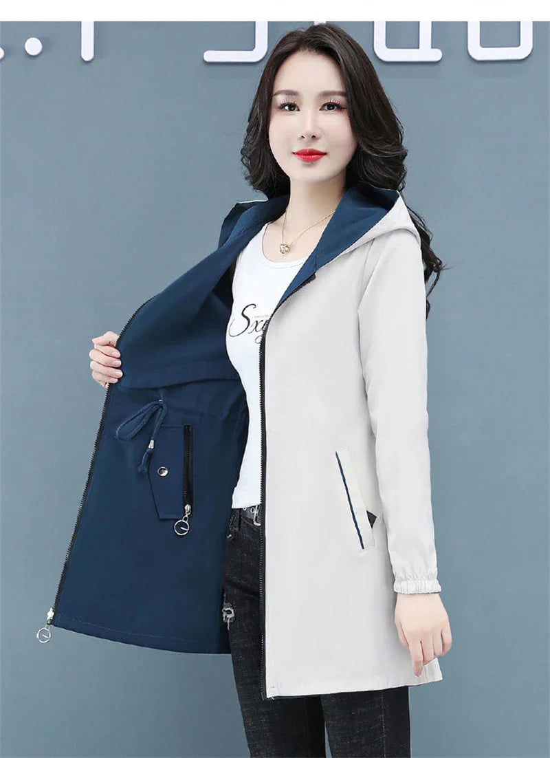 WOLF longue veste coupe-vent