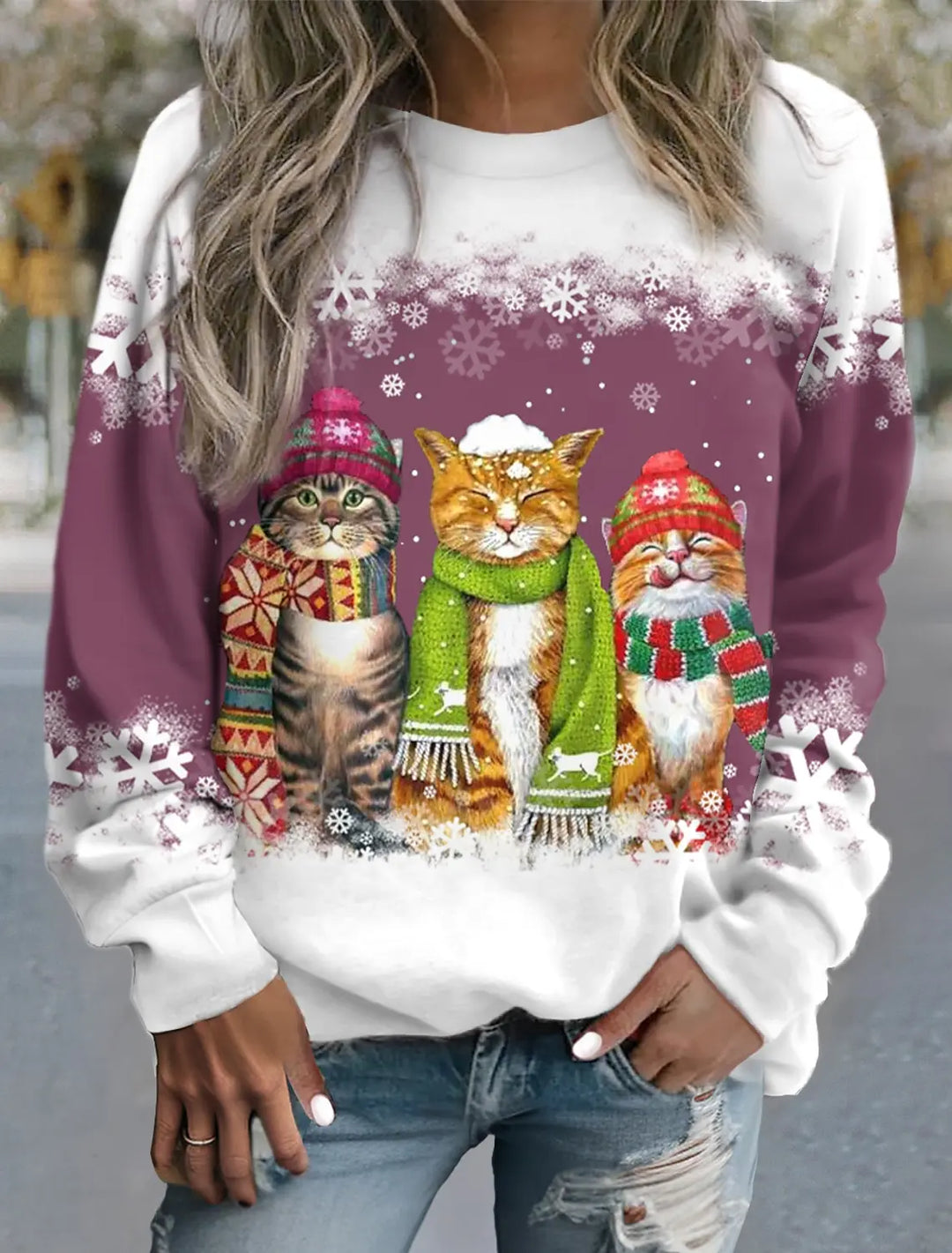 Arleth - Pullover with Christmas motif