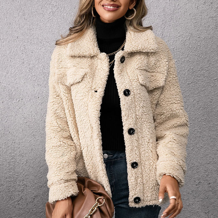 Bella - Elegante giacca teddy
