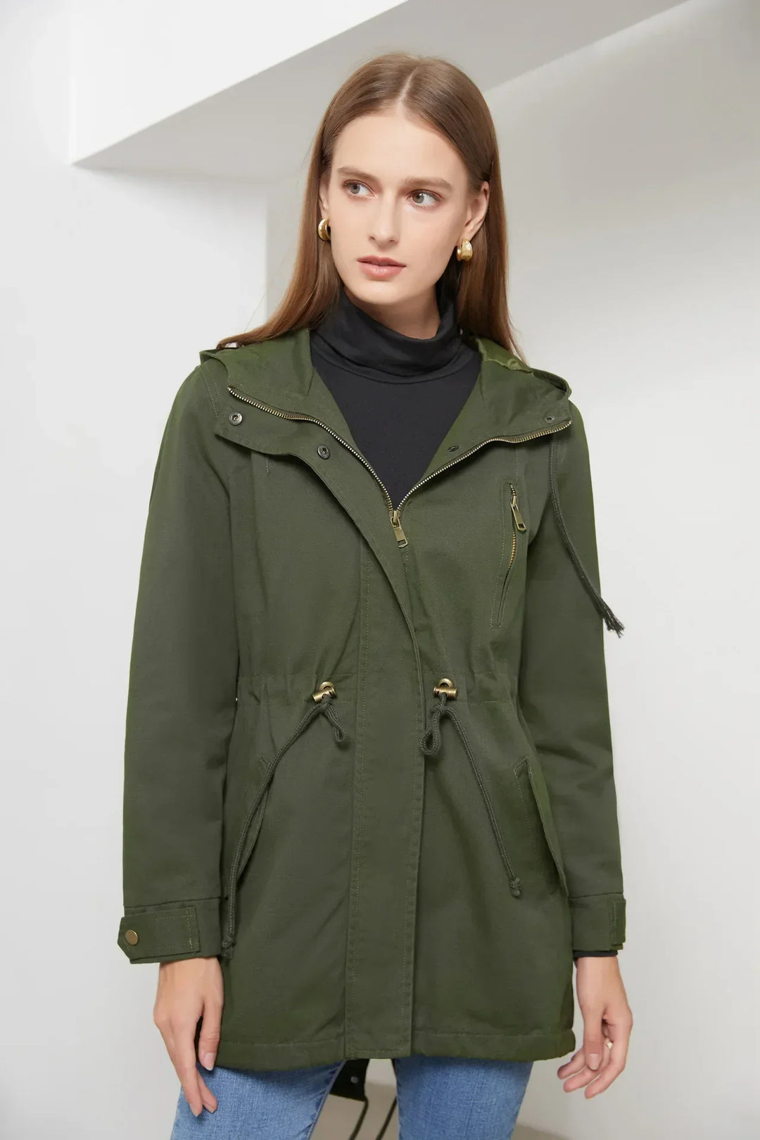 Veste à capuche Elsie – Chaleur élégante pour les jours frais