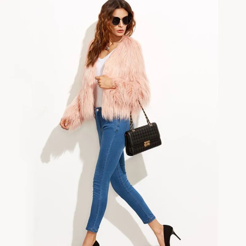 Tiffany - Morbido cappotto di pelliccia con fascino