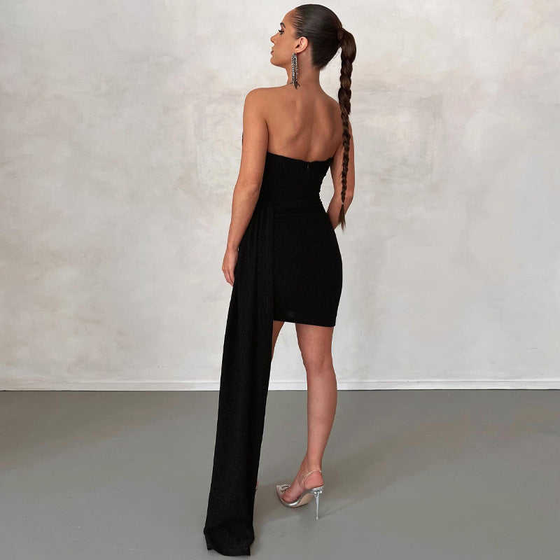 Robe pailletée bustier