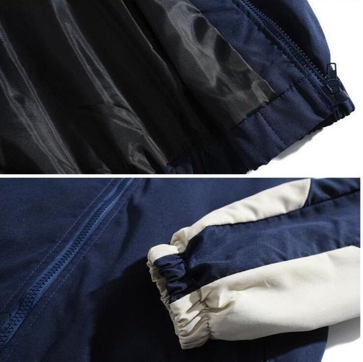 Giacca varsity Harajuku Windbreaker giapponese