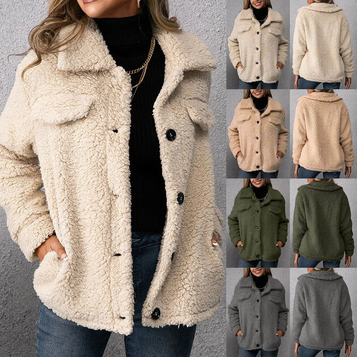 Bella - Elegante giacca teddy