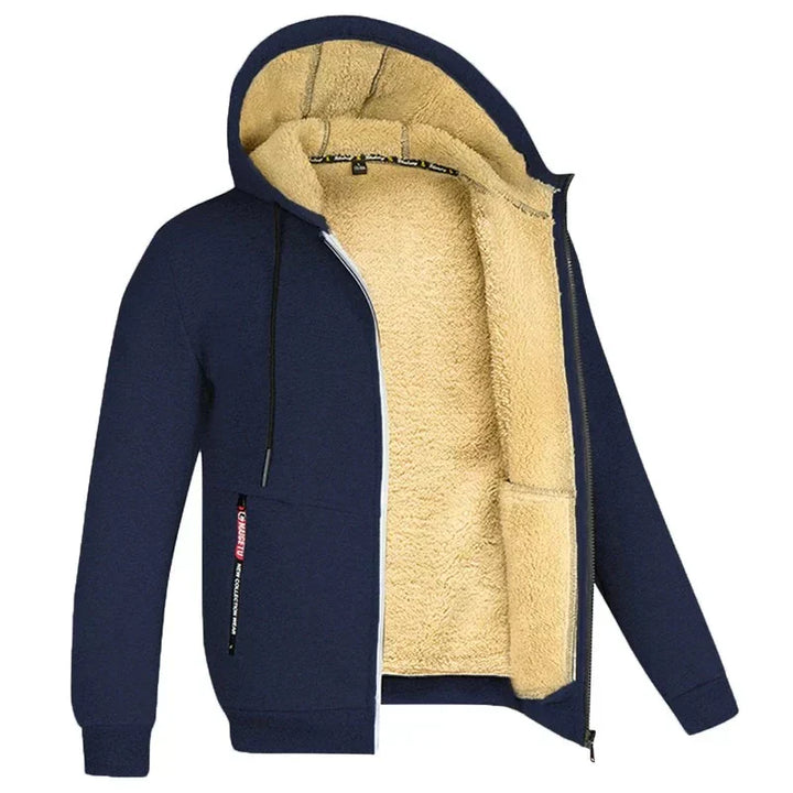 Damien | Cozy men's winter outdoor jacket with hood