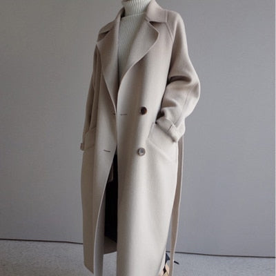 Acelya - Cappotto lungo di lana