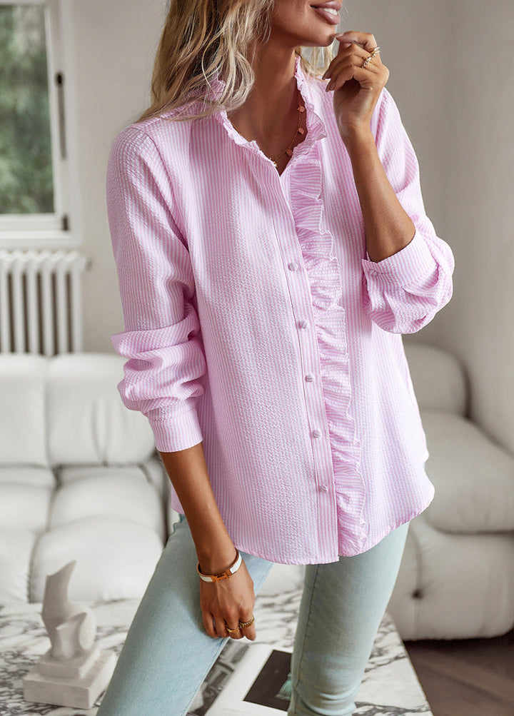 Roan - Chemise élégante avec col à volants