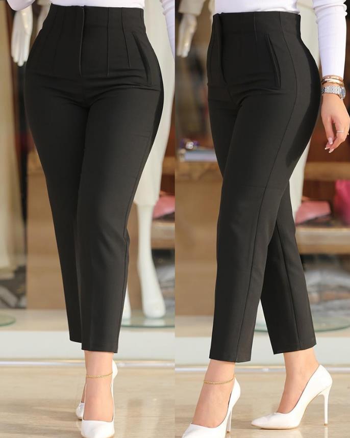 Daniella - pantalon plissé taille haute élégant